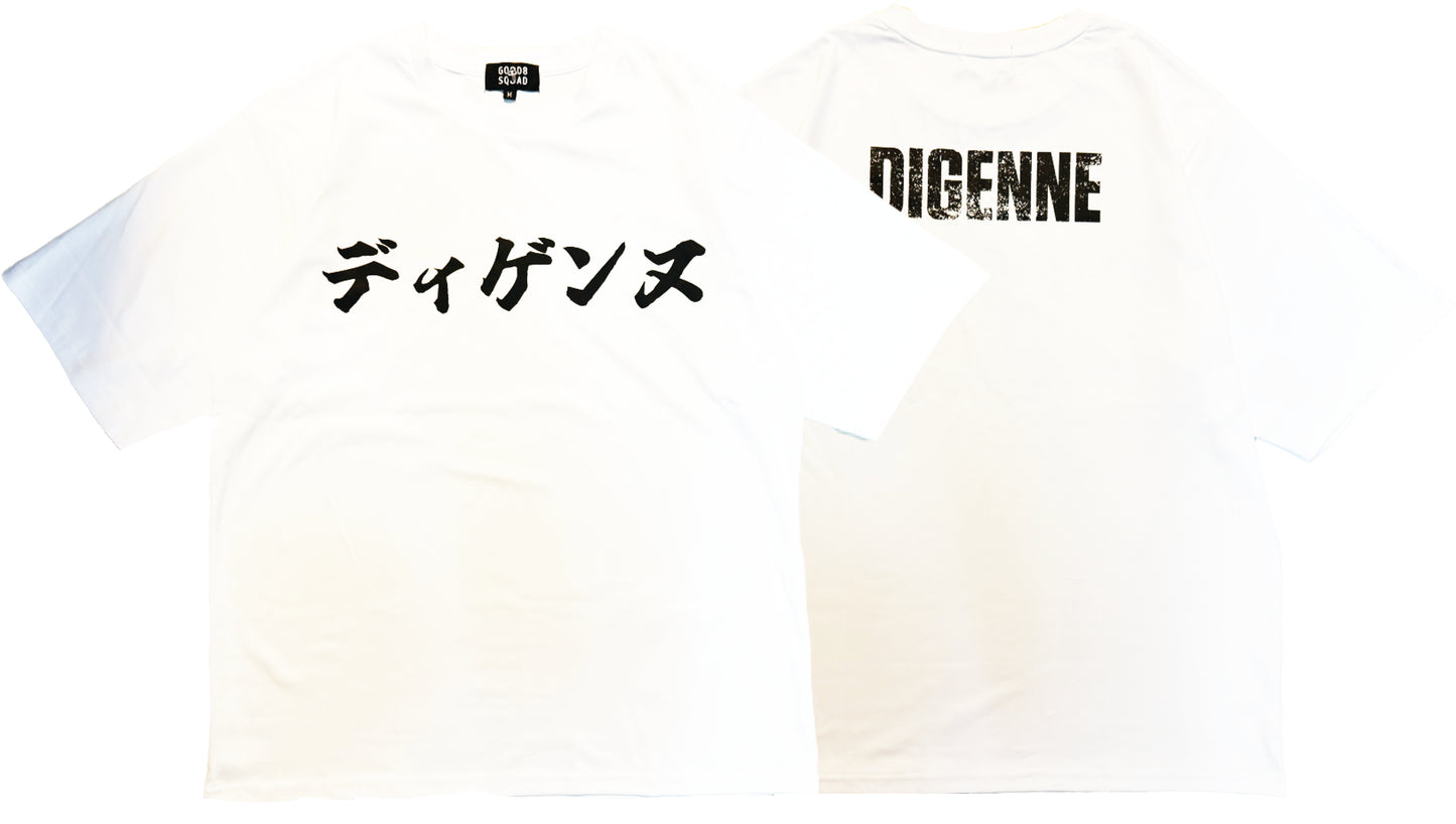 D4CUP どくらアレクフォトTシャツ(黒)/ディゲンヌTシャツ(白)