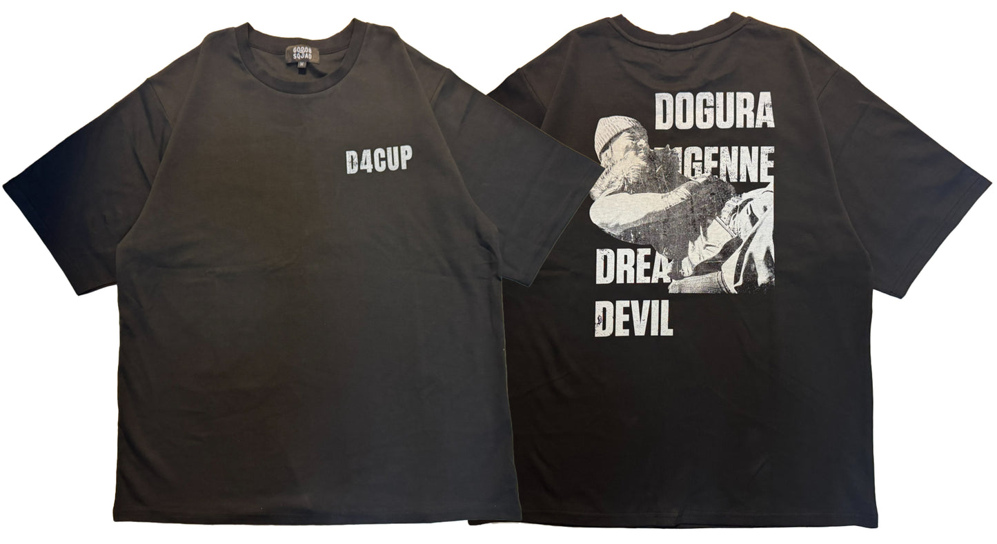 D4CUP どくらアレクフォトTシャツ(黒)/ディゲンヌTシャツ(白)