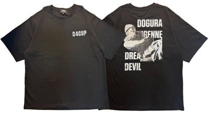 D4CUP どくらアレクフォトTシャツ(黒)/ディゲンヌTシャツ(白)