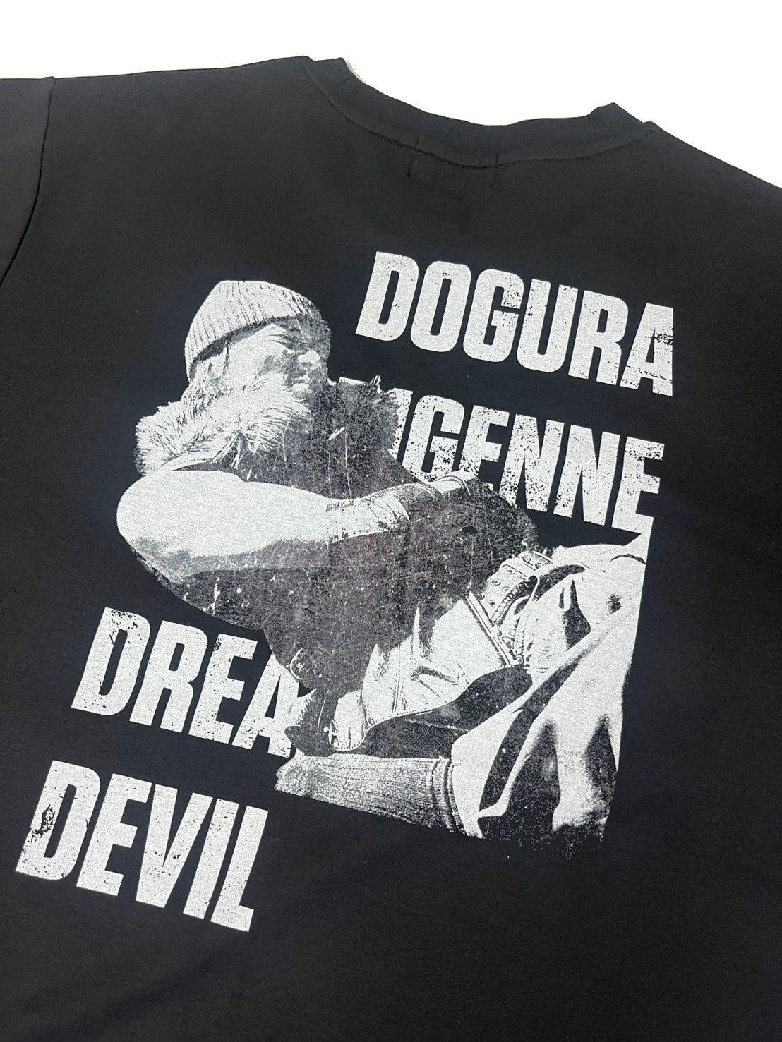 D4CUP どくらアレクフォトTシャツ(黒)/ディゲンヌTシャツ(白)
