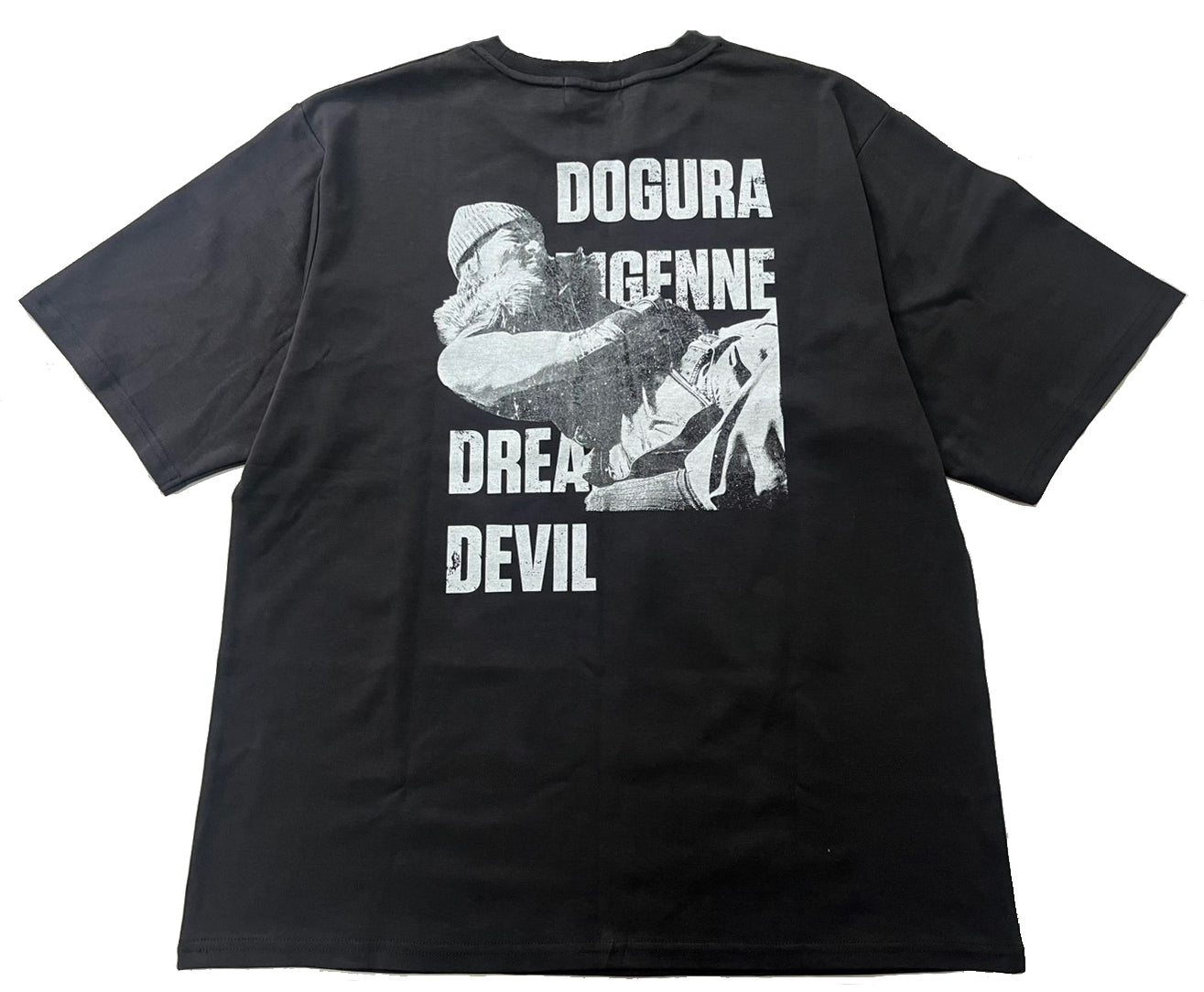 D4CUP どくらアレクフォトTシャツ(黒)/ディゲンヌTシャツ(白)
